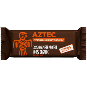 BARRITA ORGÁNICA PROTEICA CON CACAO AZTECA 50G MAYA ORGANIC