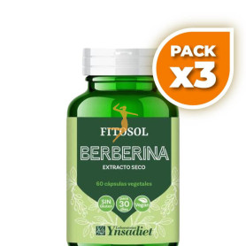 Pack 3x FITOSOL BERBERINA 60 CAPSULAS YNSADIET
