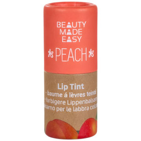 BÁLSAMO LABIAL CON COLOR AROMA MELOCOTÓN 6G BEAUTY MADE EASY