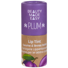 BÁLSAMO LABIAL CON COLOR AROMA CIRUELA 6G BEAUTY MADE EASY