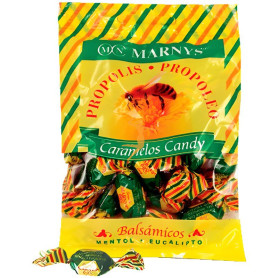 CARAMELOS DE PROPOLEO, MIEL, MENTOL Y EUCALIPTO 60Gr. MARNYS