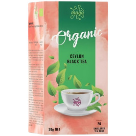 INFUSIÓN DE TÉ NEGRO DE CEYLÁN 20 FILTROS MAYA ORGANIC