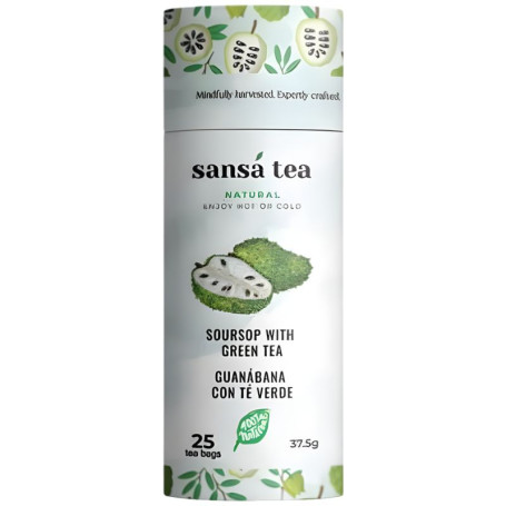INFUSIÓN DE TÉ VERDE CON GUANÁBANA 25 FILTROS MAYA ORGANIC