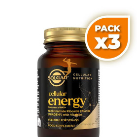 Pack 3x CELLULAR ENERGY 28 CÁPSULAS SOLGAR
