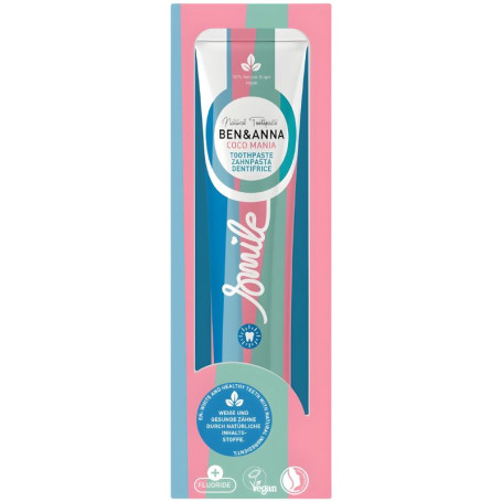 DENTÍFRICO COCO MANÍA CON FLÚOR 75ML BEN&ANNA