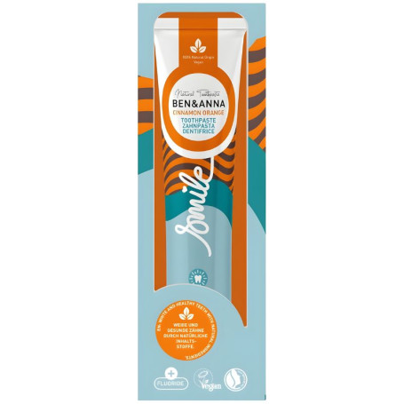 DENTÍFRICO DE CANELA Y NARANJA CON FLÚOR 75ML BEN&ANNA