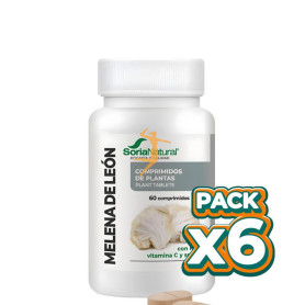 Pack 6x MELENA DE LEÓN 60 COMPRIMIDOS SORIA NATURAL