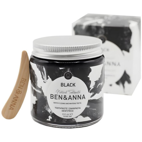 DENTÍFRICO BLACK EN FRASCO DE CRISTAL 100ML BEN&ANNA