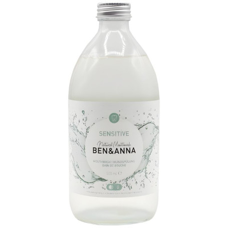 ENJUAGUE BUCAL EN BOTELLA DE CRISTAL 500ML BEN&ANNA