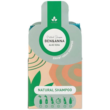 CHAMPÚ DE ALOE VERA EN ESCAMAS 2X20G BEN&ANNA