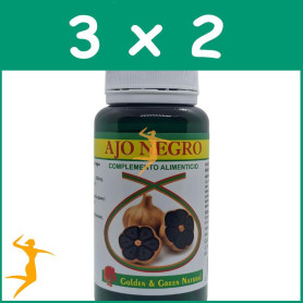Pack 3x2 AJO NEGRO 60 CÁPSULAS GOLDEN GREEN