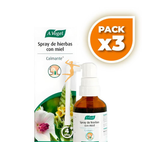 Pack 3x SPRAY DE HIERBAS CON MIEL 30Ml A.VOGEL (BIOFORCE)