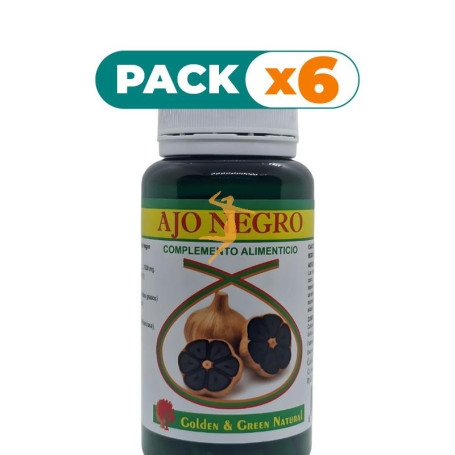 Pack 6x AJO NEGRO 60 CÁPSULAS GOLDEN GREEN
