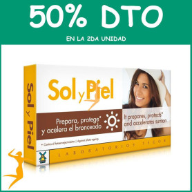 SOL Y PIEL 40 CÁPSULAS TEGOR OFERTA 2 UD