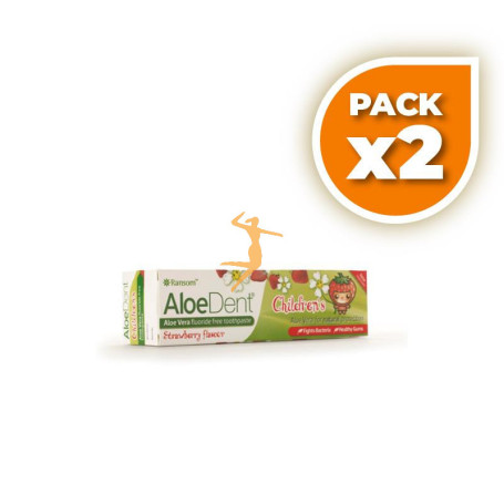 Pack 2x DENTIFRICO ALOE-DENT NIÑOS 50ML EVICRO