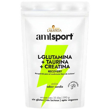 L-GLUTAMINA+TAURINA+CREATINA AMLSPORT 590G ANA MARÍA LAJUSTICIA