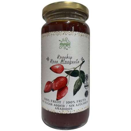 MERMELADA DE ROSA MOSQUETA SIN GLUTEN 265G MAYA ORGANIC