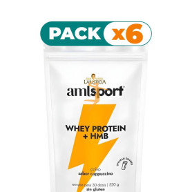 Pack 6x WHEY PROTEIN + HMB AMLSPORT 520G ANA MARÍA LAJUSTICIA