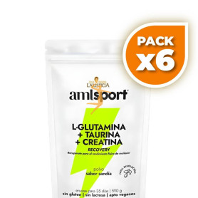 Pack 6x L-GLUTAMINA+TAURINA+CREATINA AMLSPORT 590G ANA MARÍA LAJUSTICIA