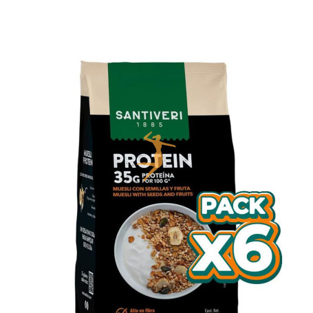 Pack 6x MUESLI PROTEIN 350G SANTIVERI
