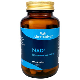 NAD + TRANS-RESVERATROL 60 CÁPSULAS ALTERNATIVE