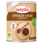 PAPILLA DE CEREALES CON QUINOA SABOR CACAO 220G BABYBIO