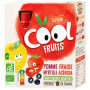 COOL FRUITS PURÉ DE MANZANA, FRESA Y ARÁNDANO 4X90G BABYBIO