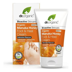CREMA DE PIES Y TALONES CON MIEL DE MANUKA 125Ml. DR. ORGANIC