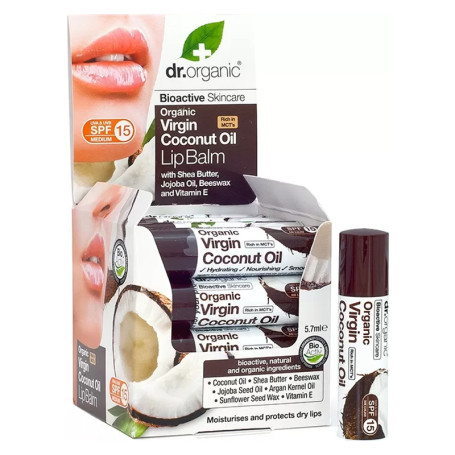 BALSAMO LABIAL DE COCO 5,7Ml. DR. ORGANIC