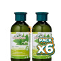 Pack 6x CHAMPÚ PARA CABELLOS GRASOS 300+300ML CORPORE SANO