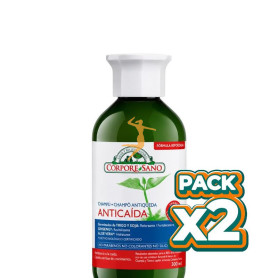 Pack 2x CHAMPÚ ANTICAÍDA 300Ml. CORPORE SANO