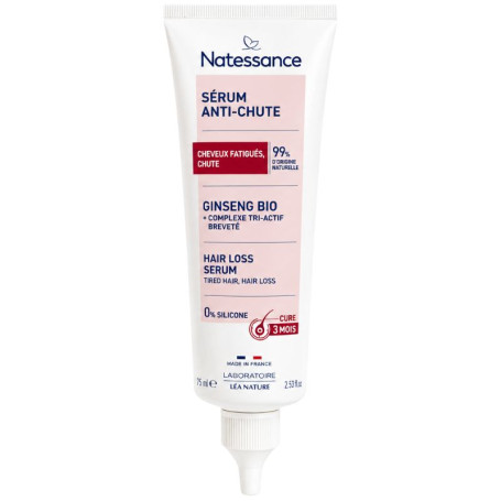 SÉRUM CAPILAR ANTICAÍDA CON GINSENG ECOLÓGICO 75ML NATESSANCE