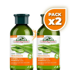 Pack 2x CHAMPÚ HIDRATANTE 300+300ML CORPORE SANO