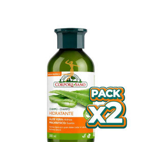 Pack 2x CHAMPÚ HIDRATANTE 300Ml. CORPORE SANO