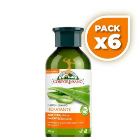 Pack 6x CHAMPÚ HIDRATANTE 300Ml. CORPORE SANO