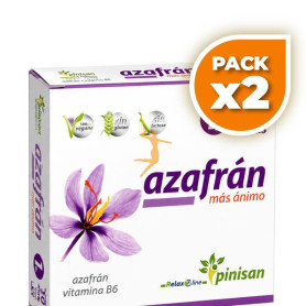 Pack 2x AZAFRÁN MÁS ÁNIMO 30 CÁPSULAS PINISAN