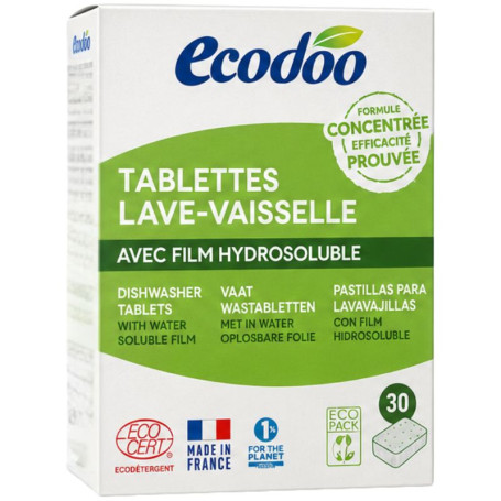 LAVAVAJILLAS EN TABLETAS PARA MÁQUINA 30X10G ECODOO