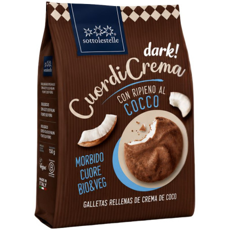 GALLETAS CHOCO RELLENAS DE CREMA DE COCO 200G SOTTOLESTELLE