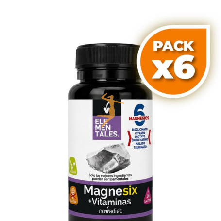 Pack 6x MAGNESIX 60 COMPRIMIDOS NOVA DIET