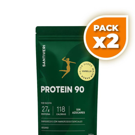 Pack 2x PROTEIN 90 VAINILLA 300G SANTIVERI