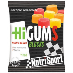 HIGUMS BLOCKS HIGH ENERGY CITRICO SIN CAFINA 40GR NUTRISPORT