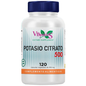 POTASIO CITRATO 500 120 CÁPSULAS VEGETALES VBYOTICS