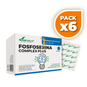 Pack 6x FOSFOSERINA COMPLEX PLUS 28 SOBRES SORIA NATURAL