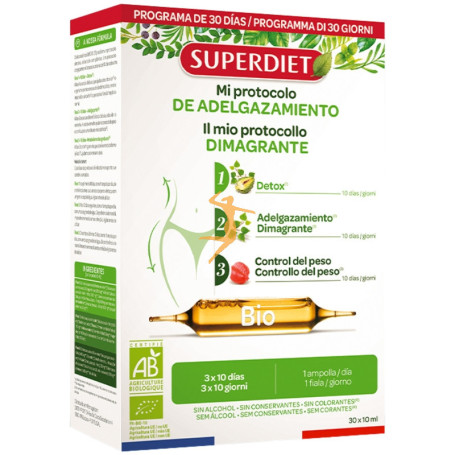 MI PROTOCOLO DE ADELGAZAMIENTO BIO 30 AMPOLLAS SUPERDIET