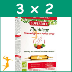 Pack 3x2 FLUIDILEGE BIO 20 AMPOLLAS SUPERDIET