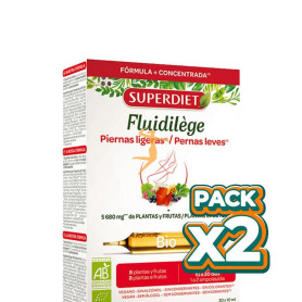 Pack 2x FLUIDILEGE BIO 20 AMPOLLAS SUPERDIET