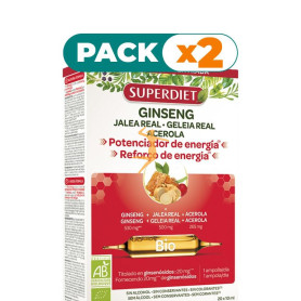 Pack 2x GINSENG JALEA REAL BIO 20 AMPOLLAS SUPERDIET