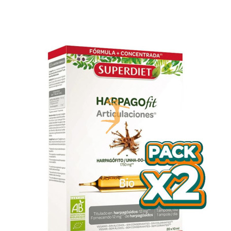 Pack 2x HARPAGOFIT BIO 20 AMPOLLAS 10Ml SUPERDIET