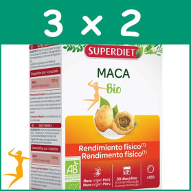Pack 3x2 MACA BIO 120 COMPRIMIDOS SUPERDIET
