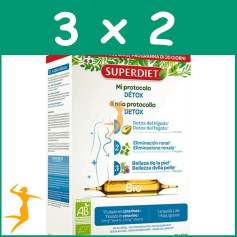 Pack 3x2 MI PROTOCOLO DETOX BIO 30 AMPOLLAS SUPERDIET